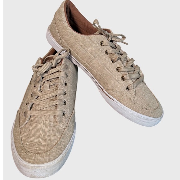 Lugz Other - Lugz Stayer Canvas Mens Tan Low Top Sneakers Size 13 Skater Streetwear Classic